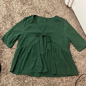 Women’s Plus Size Green Blouse